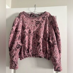 Free people top/sweatshirt size medium EUC